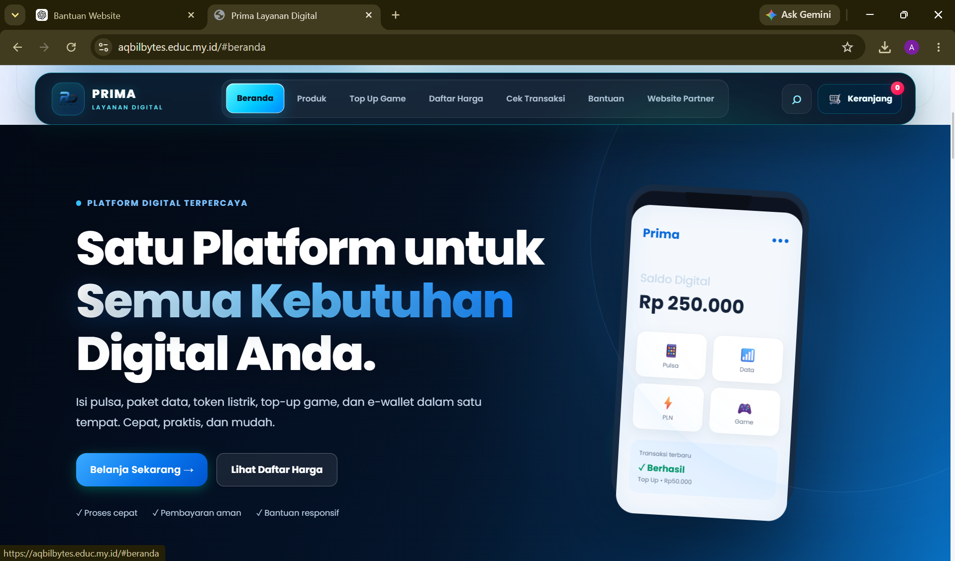 Foto project Web Design